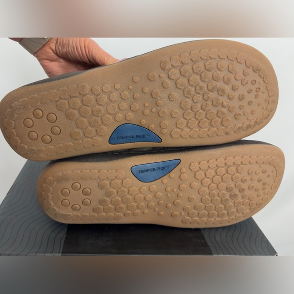 Men's Tempur-Pedic Warrick Charcoal Suede Outer/Faux Fur Lined Slipper 1… - Picture 10 of 10